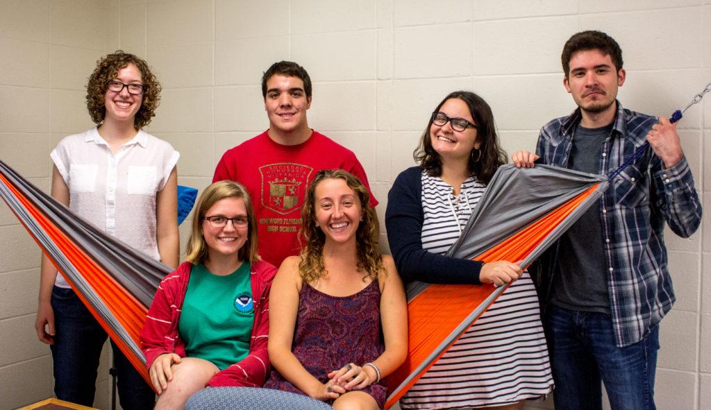 Photo by Sarah Ruiz. The Physics SEPC consists of Rachel Bass 19, Peter Cipriano 19, Androniki Mitrou 17, Higinio Jasso 17, Allison Bartz 18 and Sarah McCarthy 19. SEPC members are now required to go through implicit bias training.