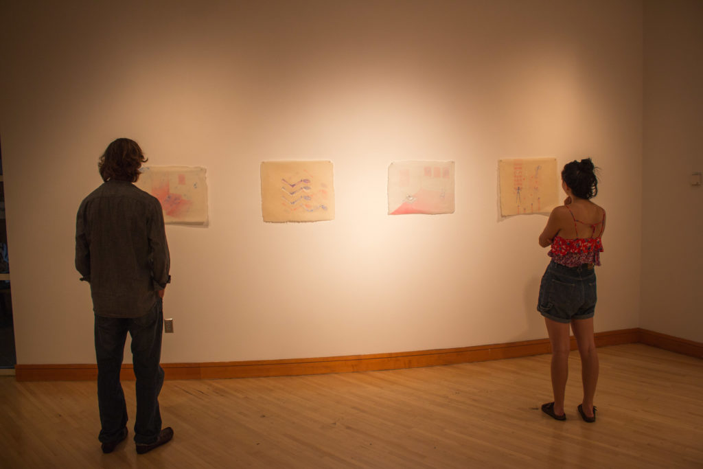 Serena Hocharoens  17 its a (body)! opened in Smith Gallery this week.  Photo by Caryn McKechnie.
