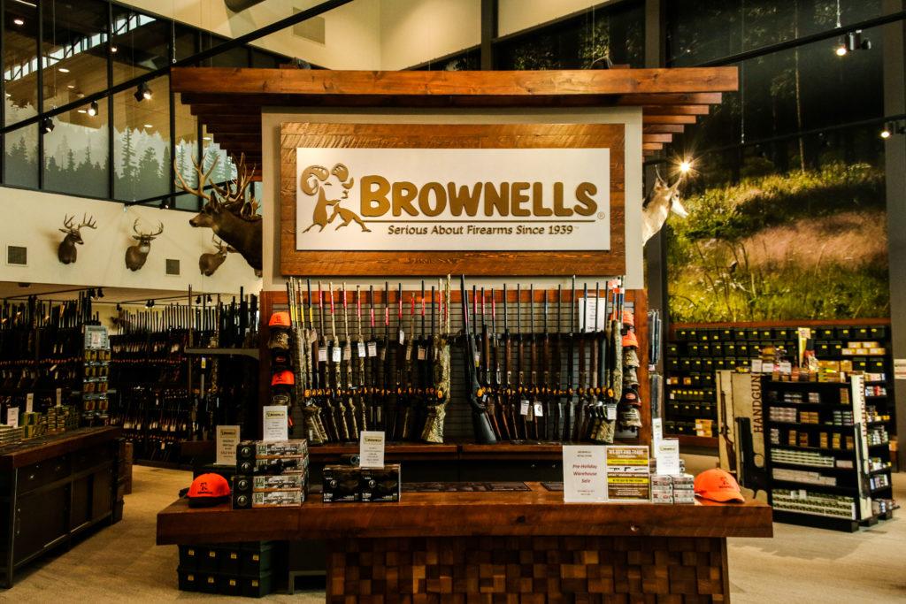 Brownells%2C+the+largest+gun+part+manufacturer+in+the+US%2C+is+owned+by+NRA+President+and+Grinnell+resident+Pete+Brownell.+The+group+behind+26+Days+of+Action+has+called+for+a+response+from+Brownell+about+the+recent+mass+shootings.+Photo+by+Andrew+Tucker.