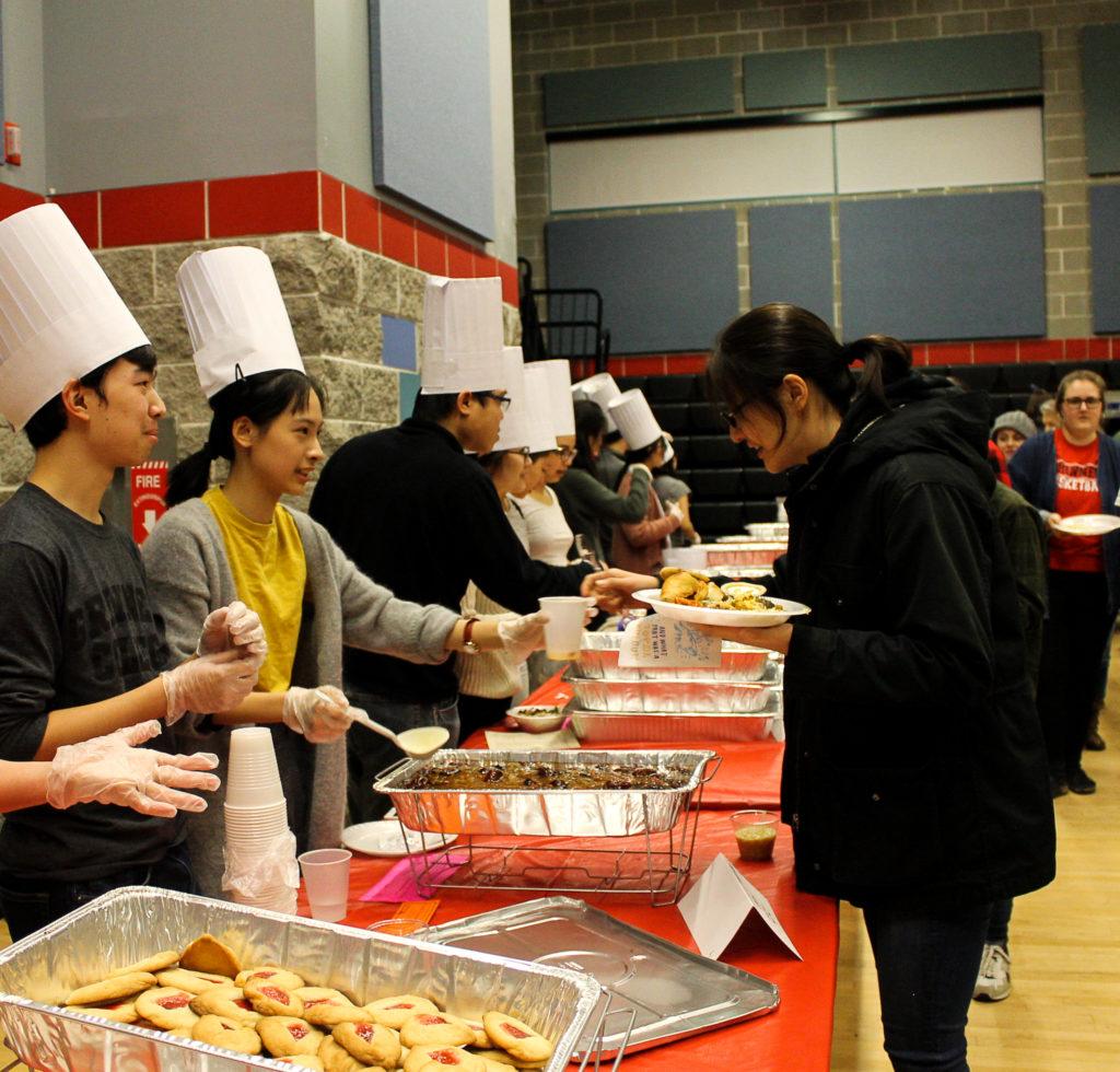 The International Student Organization (ISO) hosted this delectable event. Photo by Lica Ishida.