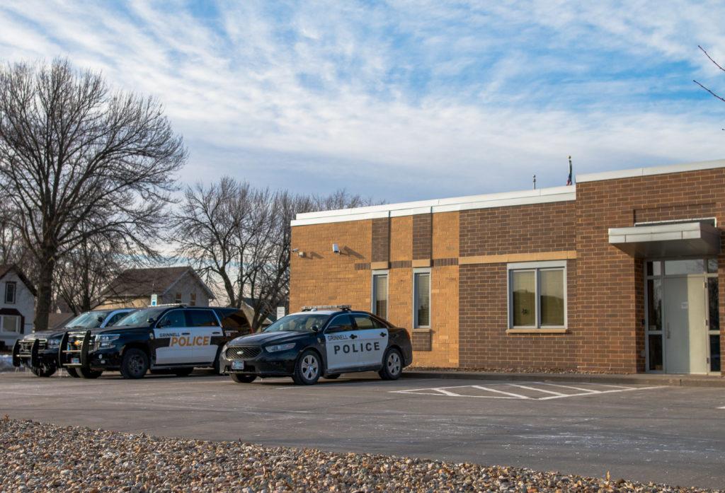 The Grinnell Police Department released their annual report at the end of January, showing an increase in calls, but a decrease in arrests. Photo by Helena Gruensteidl.