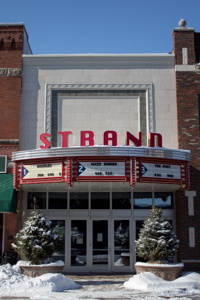 The Strand Theater has only three screens, and selects films which will appeal to the broadest possible audience. Photo by Sarah Ruiz.