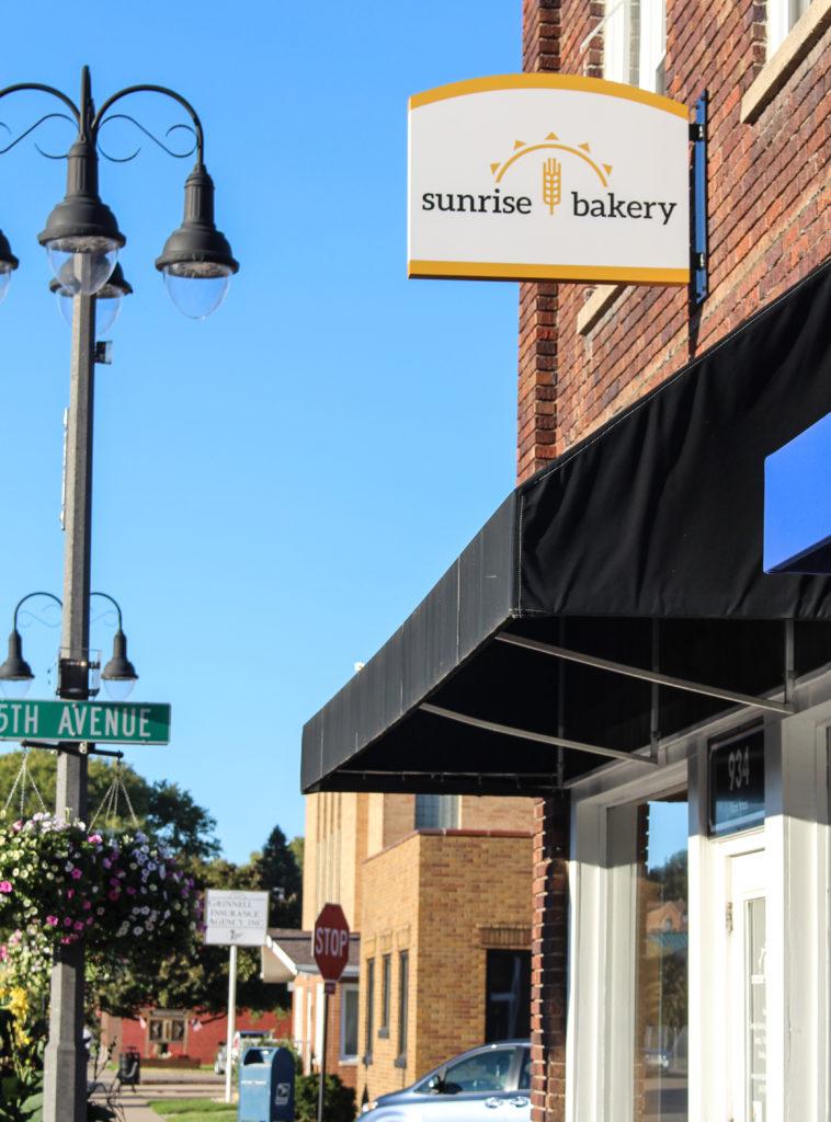 Sunrise Bakery in Grinnell closed on Thursday. Photo by Zoey Kohler.