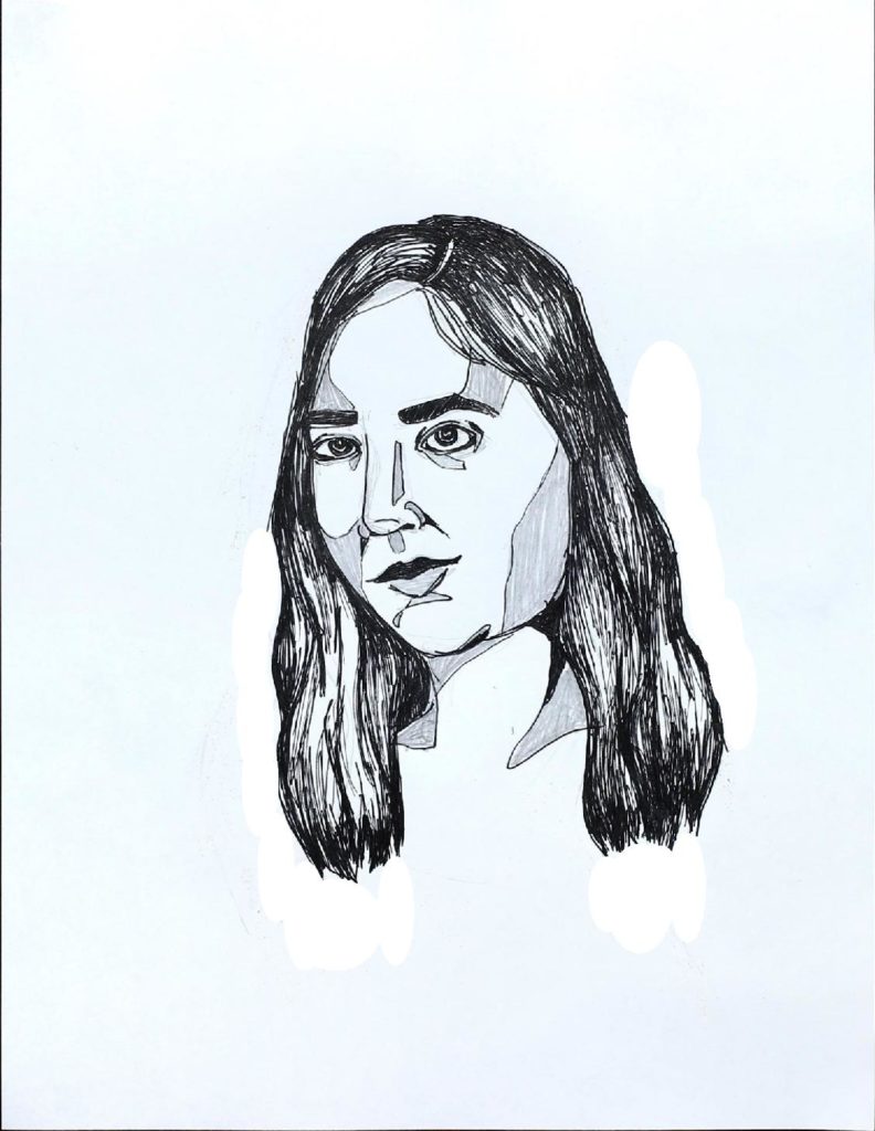 Adrienne Celt ’06 came to campus to give a round-table and reading on Thursday. Her book, Invitation to a Bonfire, is out now. Illustration by Zoe Fruchter.