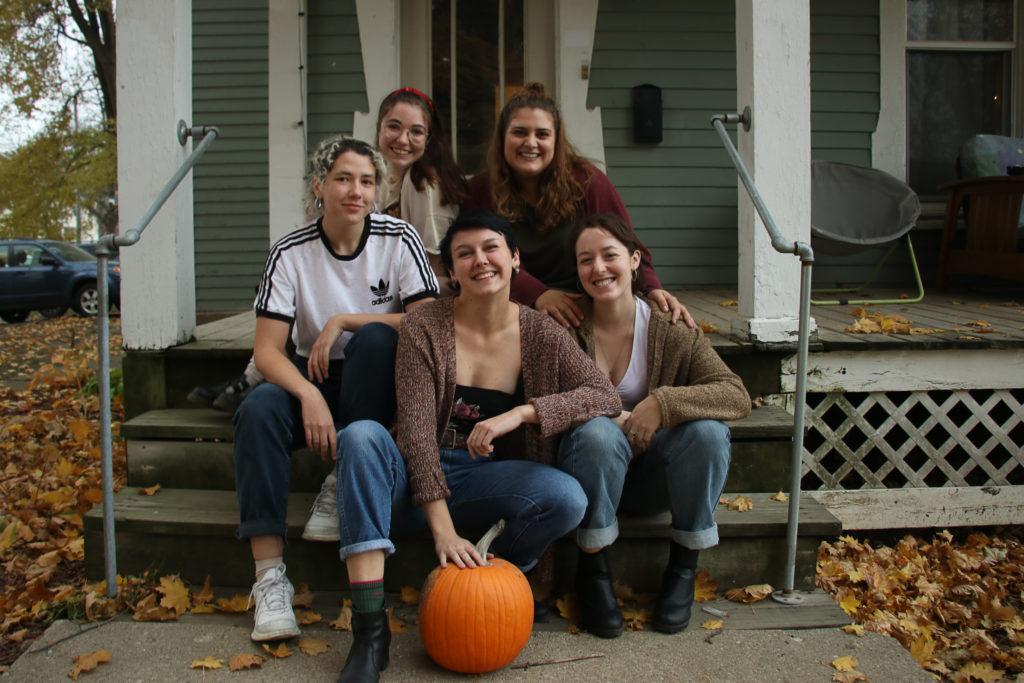 From left to right: Sophia Stern, Lydia James, Maddie Birchfield, Maggie Dambro, Sophia Deleonibus, all 19.
Photo by Mahira Faran