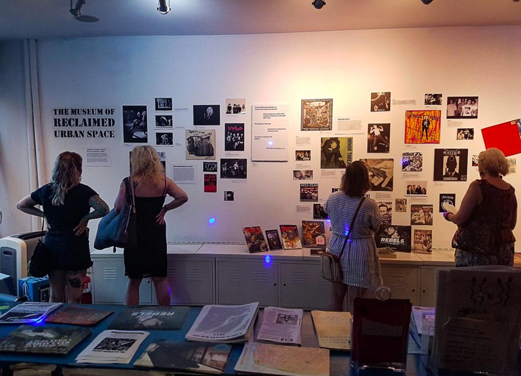 Last summer, Tommy ODonnell* 20 was funded through the CLS for an internship the Museum of Reclaimed Urban Space in New York where he curated this exhibit on Political Punk. 
*Tommy ODonnell is the Sports editor for the S&B
Photo Contributed 