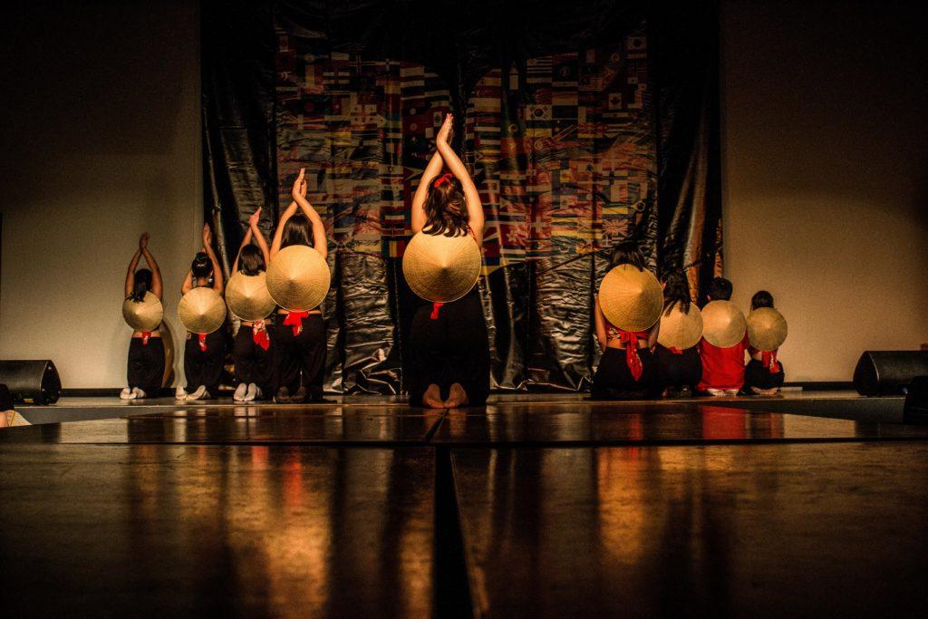 ISO+Cultural+Evening+showcases+student+cultures+from+around+the+globe%3B+Vietnamese+students+performed+a+traditional+dance.%0APhoto+by+Sarina+Lincoln