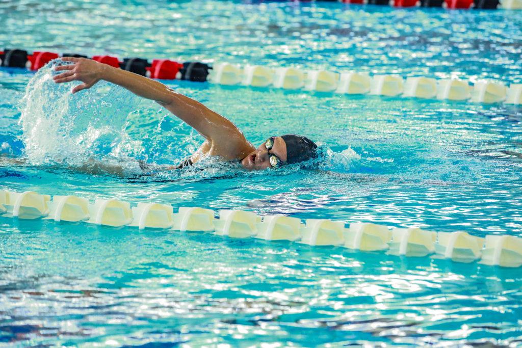 Grinnell swim and dive teams participated in a relaxed invitational as they look to conference play just a week ahead