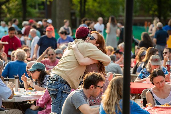 All class picnic during Reunion May 31, 2019. Photo by Justin Hayworth/Grinnell College, contributed by Justin Hayworth.