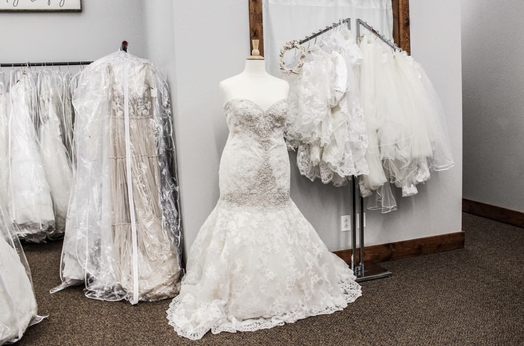 The new boutique hopes to draw brides-to-be from all over central Iowa. Photo by Kaya Matsuura.