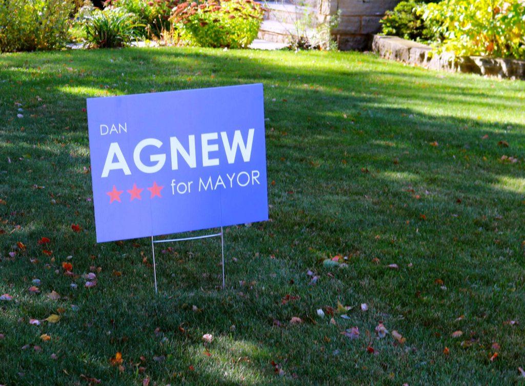 Dan Agnew has been Grinnells mayor since 2017. Photo by Isabel Torrence.