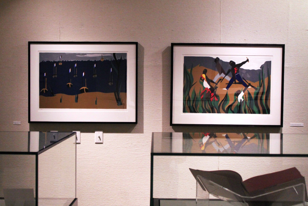 The prints will soon go back into the GCMOA’s storage in order to preserve the collection. Photo by Maddi Shinall.