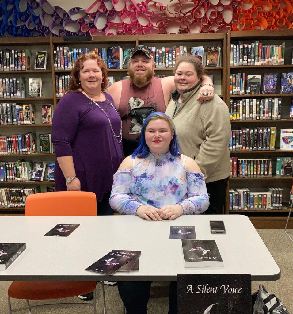 Britt Kifers book A Silent Voice, went on sale in December 2021. Copies may also be found in the Grinnell High School library. Photo contributed by Britt Kifer.