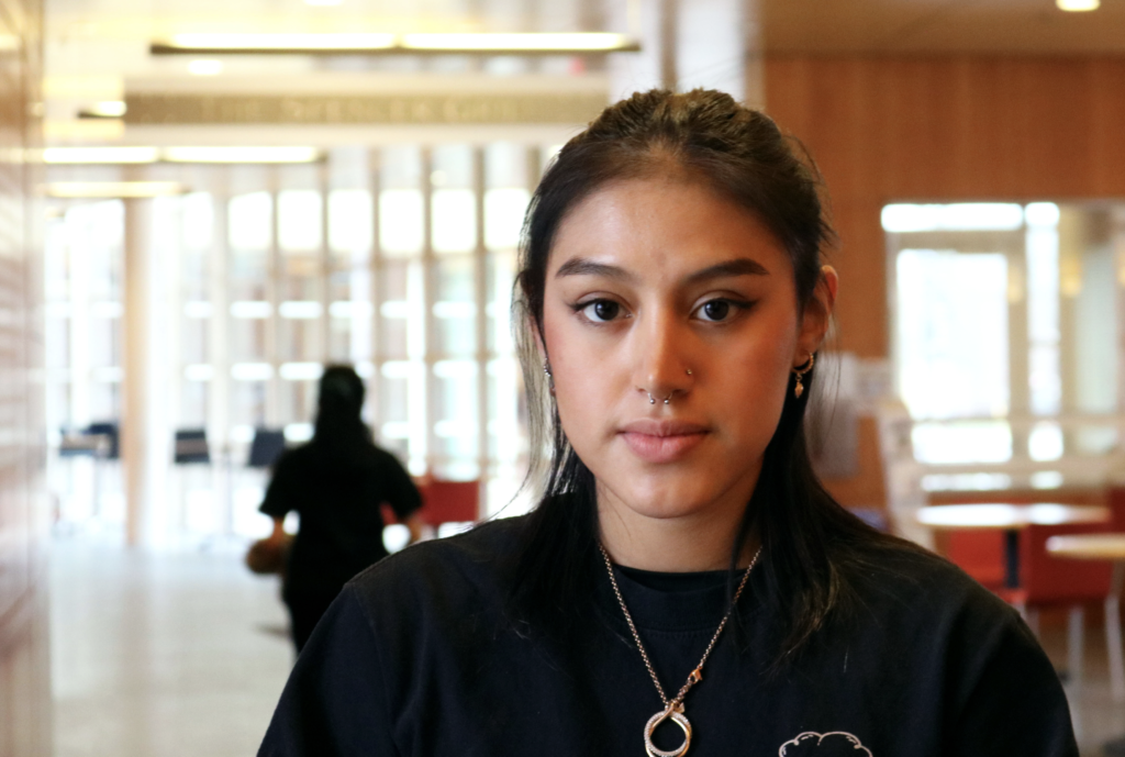 Natalia Ramirez-Jimenez `24 has appealed to increase her financial aid package twice, but both appeals were denied by the Office of Financial Aid. Photo by Isabel Torrence.