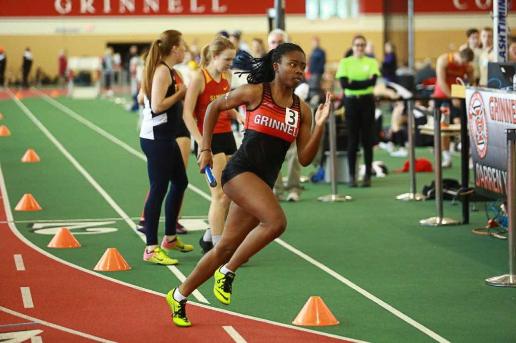 Paige Olowu ‘25 streaks down the lane ahead of the Buena Vista competition.