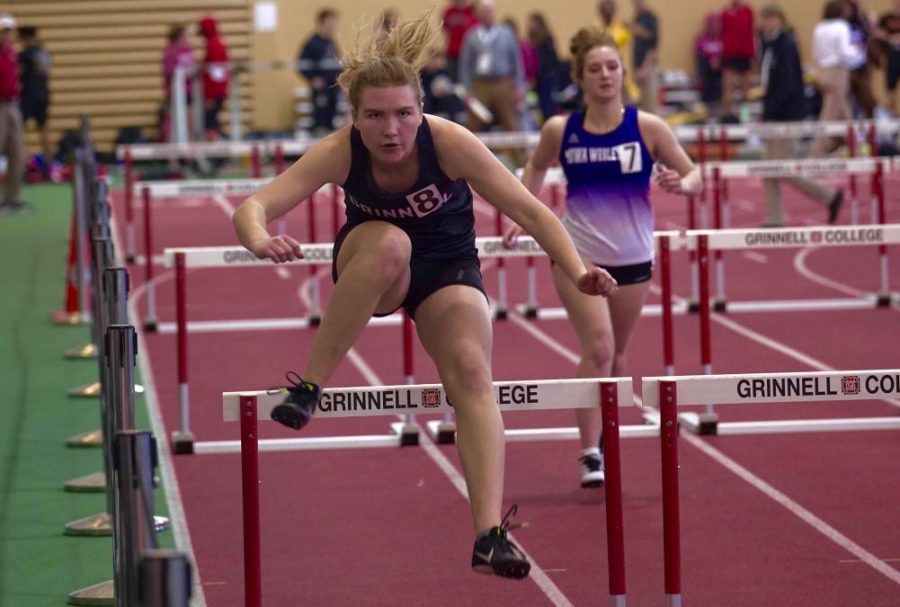 Sadie Staker `24 came 13th in the 60m hurdles with a time of 10.71s at the Darren Young Invitational on Feb. 11.