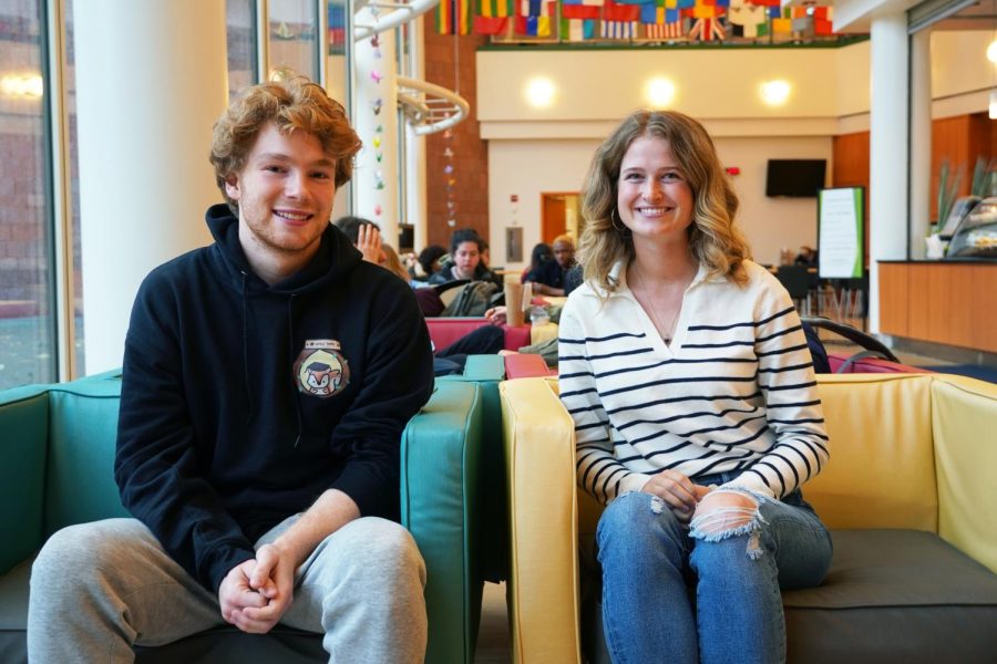 Dean Mazlish `23 (left) and Lexi Mueldener `23 (right) can now offer bystander training to fellow students.