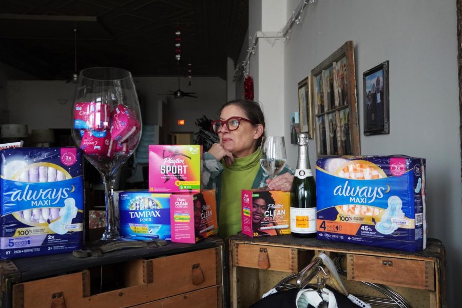 16 Grinnell businesses are participating in an initiative to collect period products to be distributed amongst Grinnell Middle School and Grinnell-Newburg High School, Mid-Iowa Community Action (MICA) Food Pantry and Drake Community Library.
