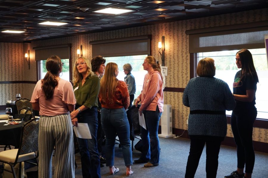 The Connecting for Women event series included two socials, one at the Periodic Table and one at Solera.