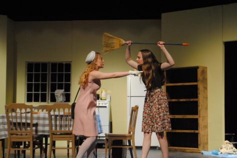Grinnell College makes monetary donations and contributes props to Grinnell High School for theatrical shows.