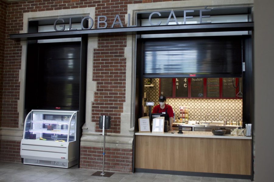 The Global Café, located on the north side of the Humanities and Social Studies Center, welcomed its first customers on Aug. 20.