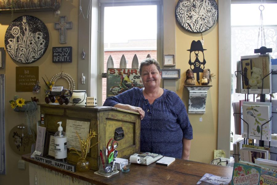 Lori Voss (pictured above) has owned and operated Loraleis Giftshoppe since its opening in 2003.