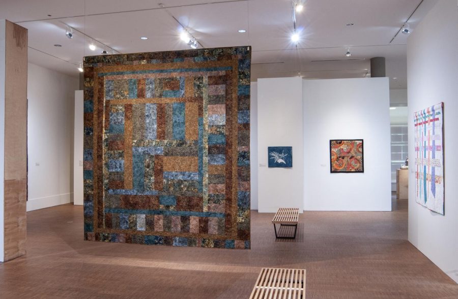 The Jewel Box Quilters Guild Exhibition has been on display in the Grin-
nell College Museum of Art since June.