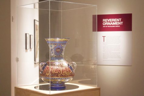 Reverent Ornament showcases portable arts, many of which are functional items such as glassware and rugs.
