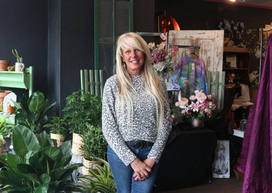 Vonda Earnhart is the owner of Vondas Flowers and Gifts.