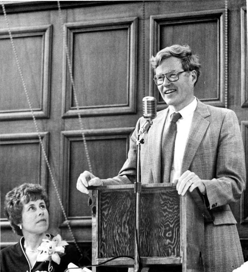 George Drake retired at 70 but continued to teach a tutorial class at Grinnell College.