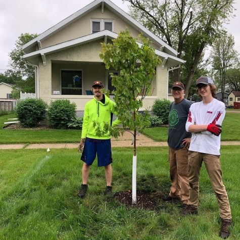 After Imagine Grinnell plants the trees at the residents home, the homeowner is responsible for taking care of the tree long-term.
