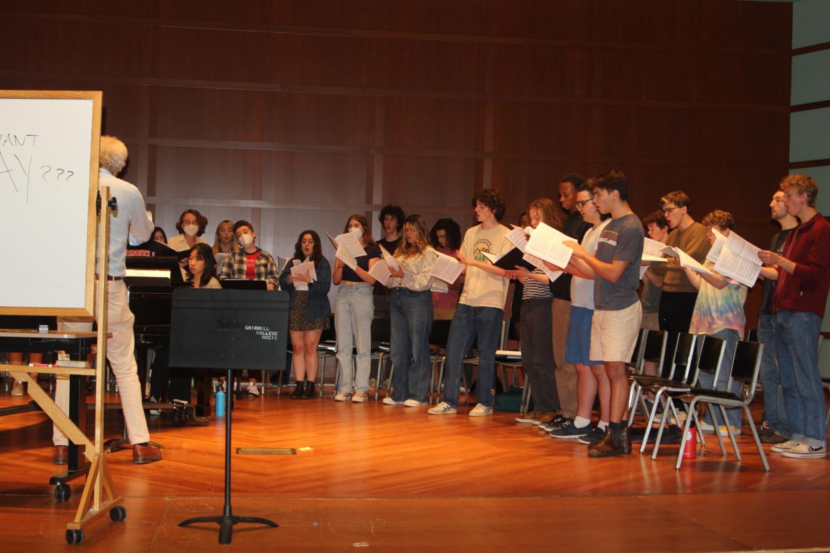 The Grinnell Singers will premiere Love Songs from Lonely Letters by Joel Thompson during their fall concert on Nov. 12.