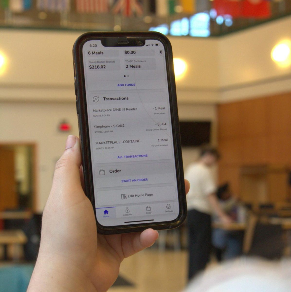 Dining Services have partnered with the GET Mobile app, allowing customers to order food and beverages from the Spencer Grill and Global Café. 
