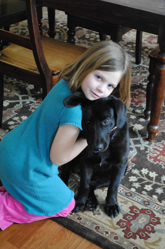 Maddie and me, two days into her stay with the Corbins. 2010.