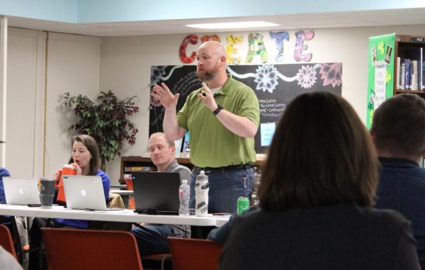 Chris Starrett, president of the Grinnell-Newburg Board of Education, said this upcoming school years budget cuts is just the beginning at a Feb. 28 board meeting. 