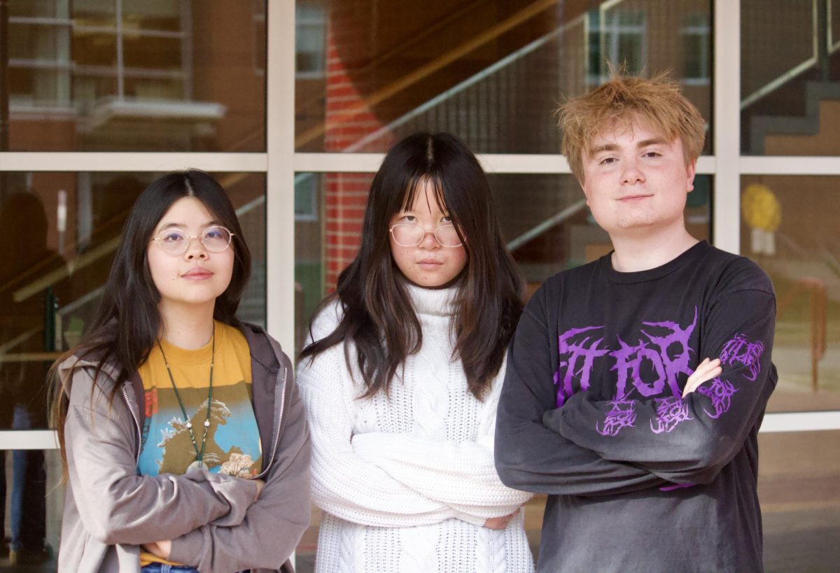 Amy Kan, Catherine Kim, and Isaiah Schlimm, all `27.