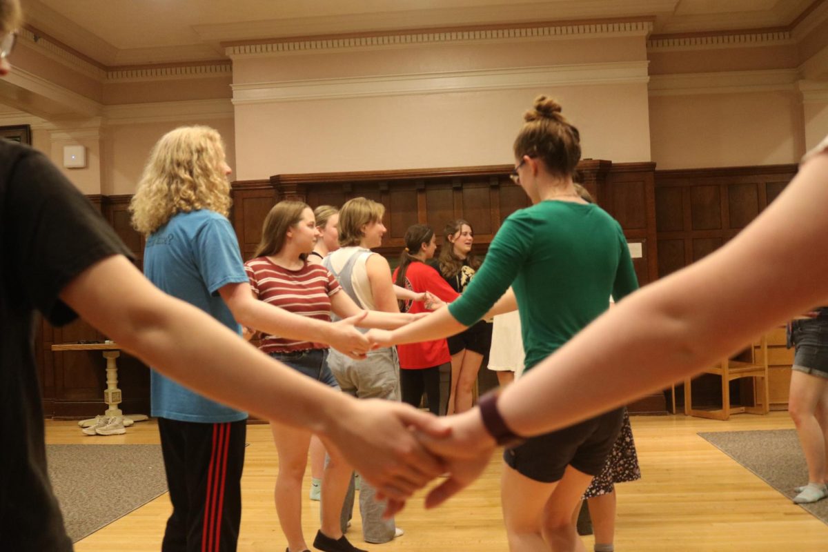 Members of Contra dance club meet in Maine to learn new choreography and dance the night away