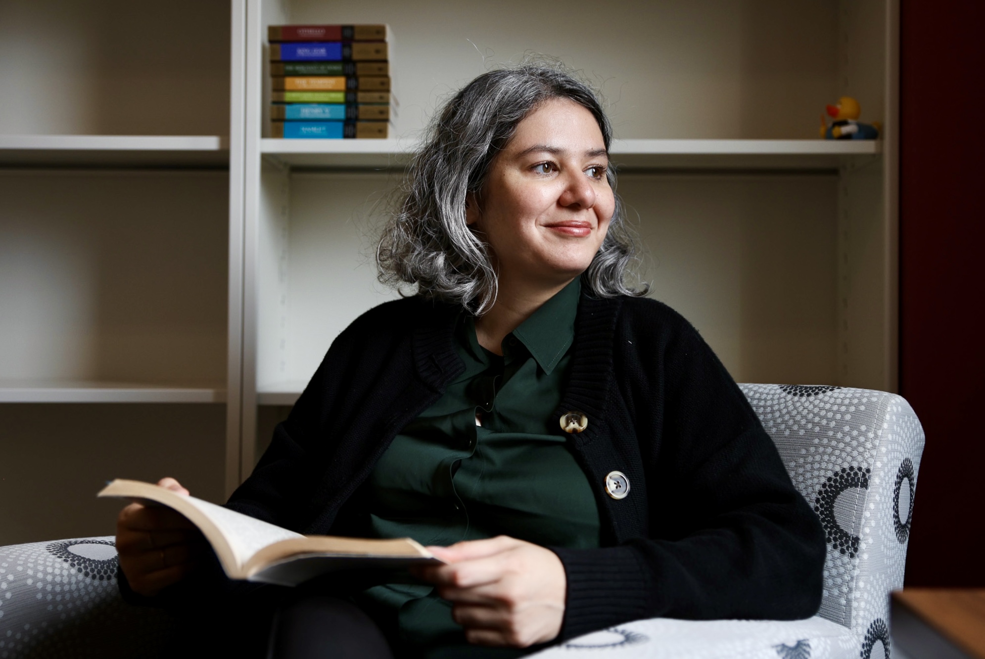 Bruna Dantas Lobato poses for a portrait in her office on Oct. 30, 2024.