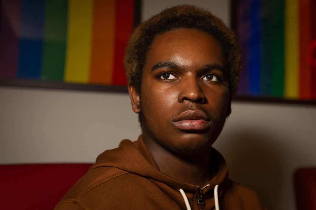 Kenya Taylor `28, the victim of an alleged assault at Grinnell College, poses for a portrait on Nov. 6, 2024.