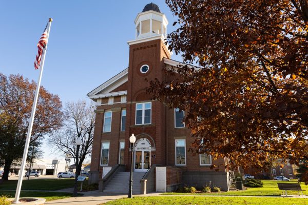 The Poweshiek County Courthouse in Montezuma, Iowa on Friday, Nov. 15, 2024.