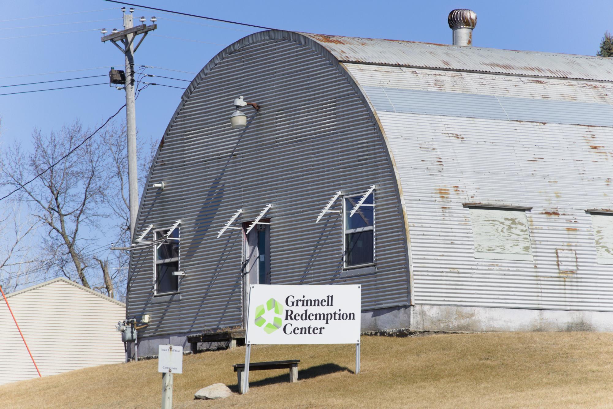 The Grinnell Redemption Center accepts bottles and cans and is located on 132 West St, Grinnell, IA. 
