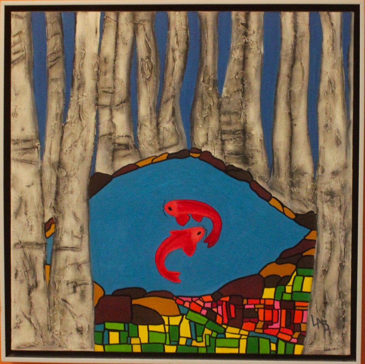 "Coy in Aspen" by Lynn Bodensteiner is on sale for $350.