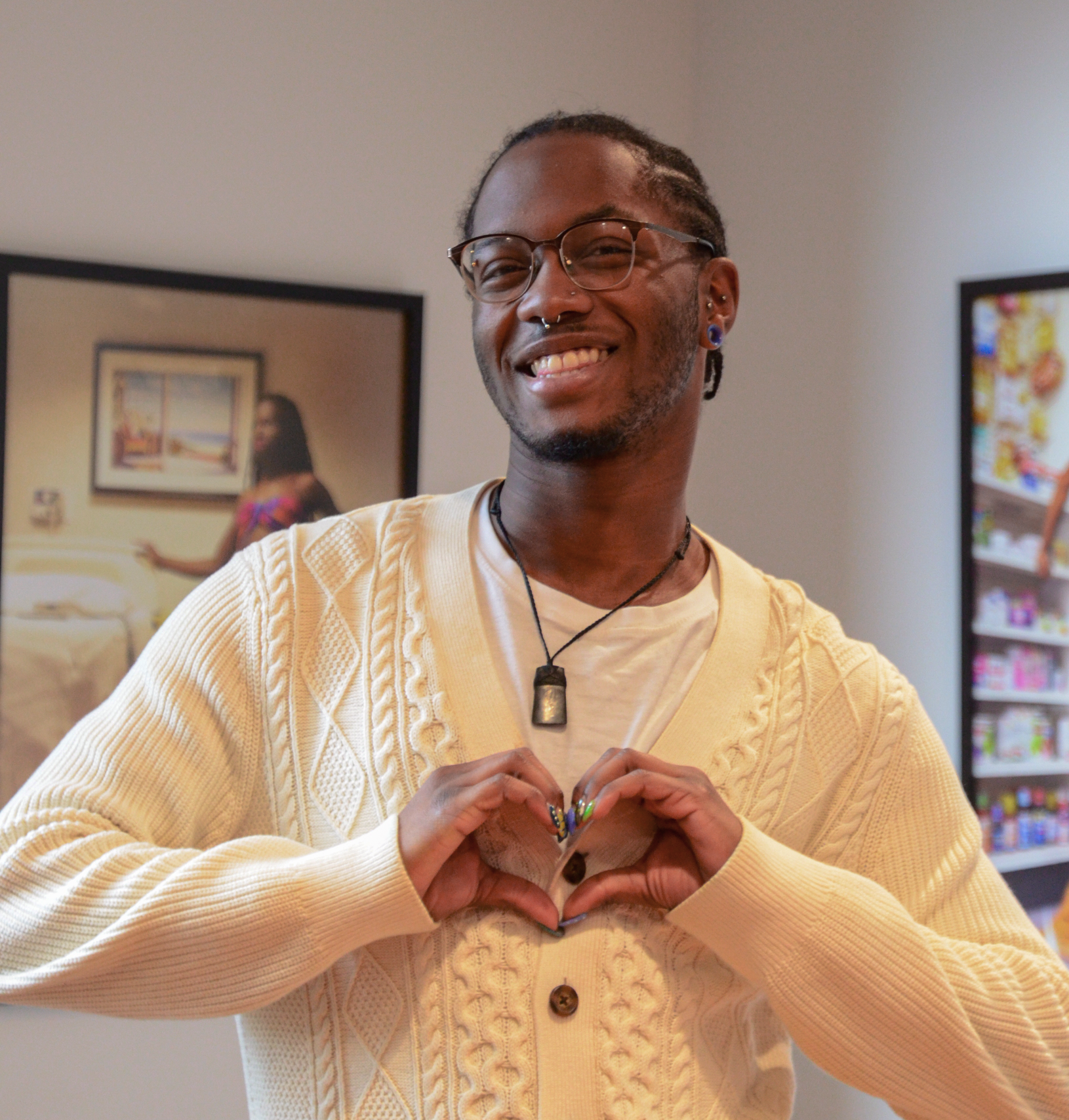 Jadyn Al-Fatah `27, a student who brought Marriage Pact to Grinnell, is excited to spread love through the survey.