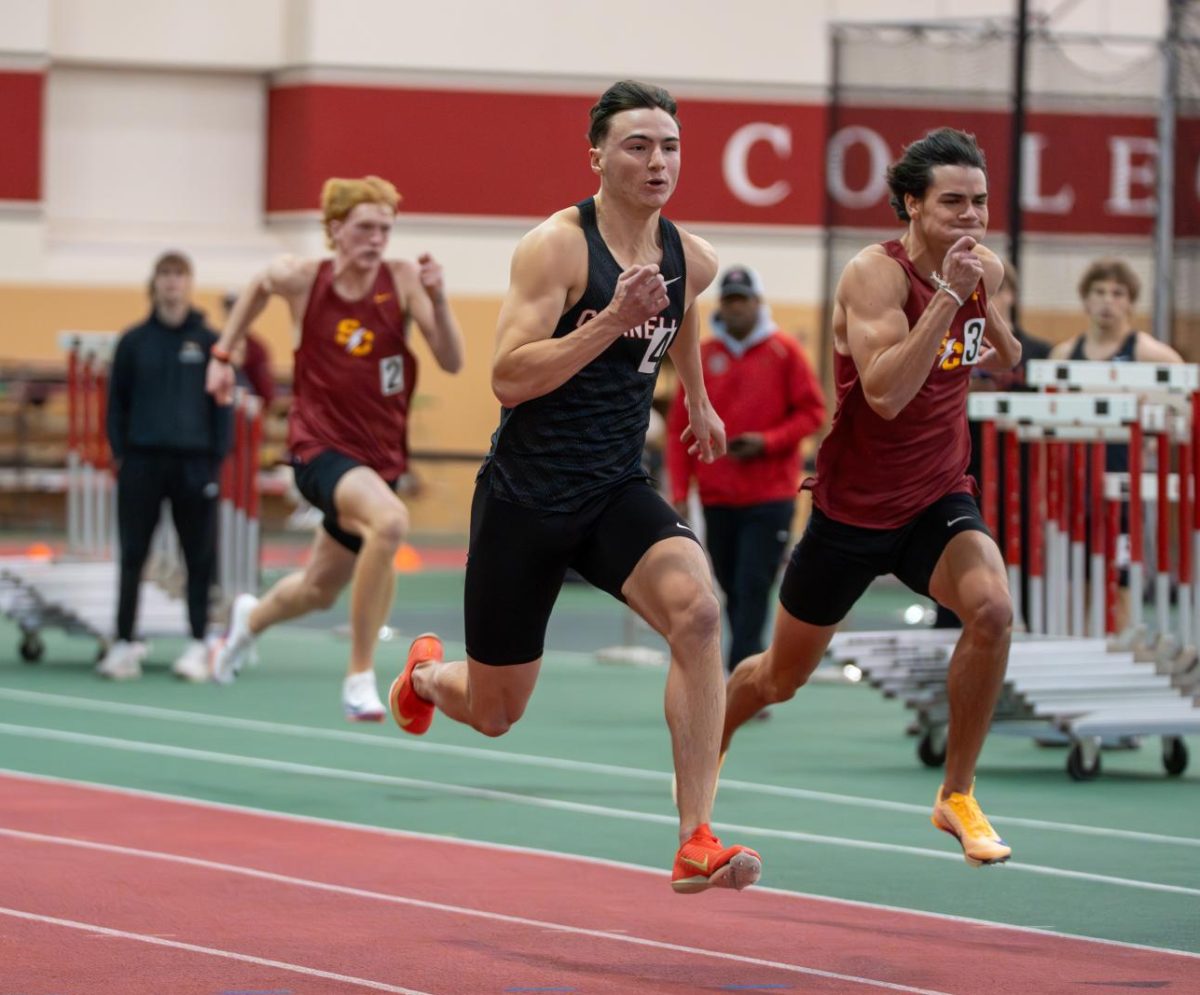 Lucas Fadden `26 currently has ran the third fastest time for the 60-meter race in National Collegiate Athletic Association Division-III history.
