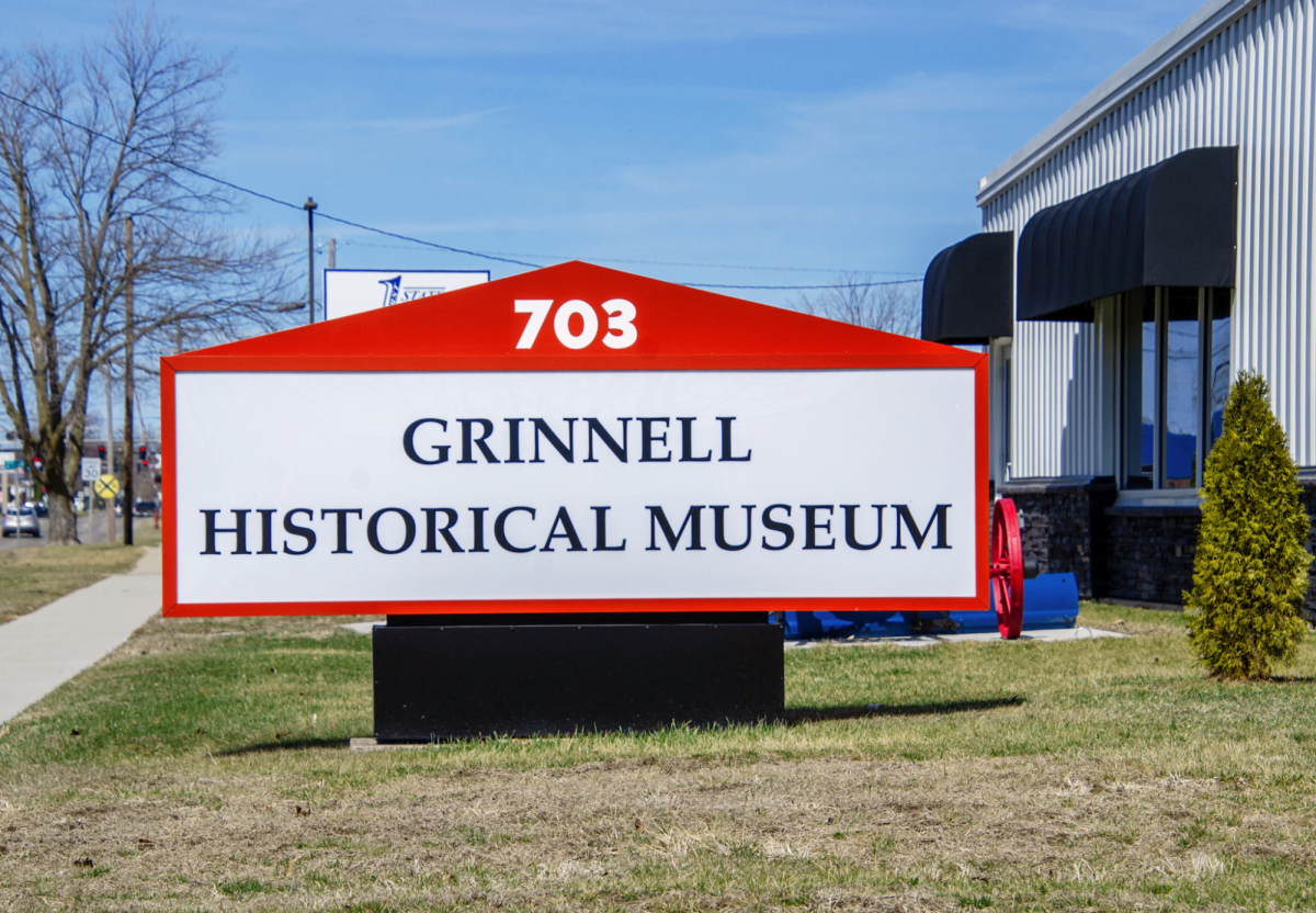 Grinnell Historical Museum intends to fix front door to fit ADA standards, add picnic tables and bike racks.
