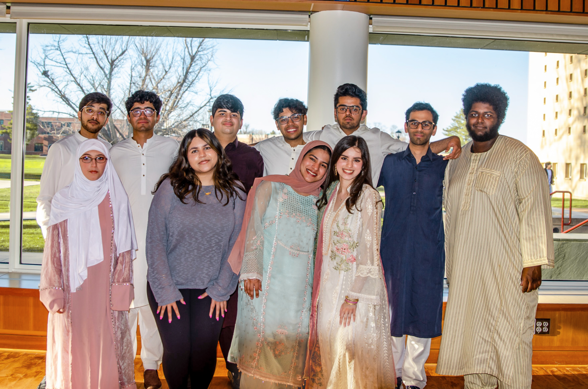 From top left: Pakistani Student Organization and Muslim Student Organization members Muhammad Raahim Sodha `28, Abdul Rafay `29, Syed Muhammad Hassan `28, Daanyal Ahmed `26, Dawood Ali `29, Muhammad Khalid `26, Ahmed Dafaalla `28, (bottom) A’ishah Mokrani `27, Mariam Malik `29, Momana Zia `28, Filza Anis `26.