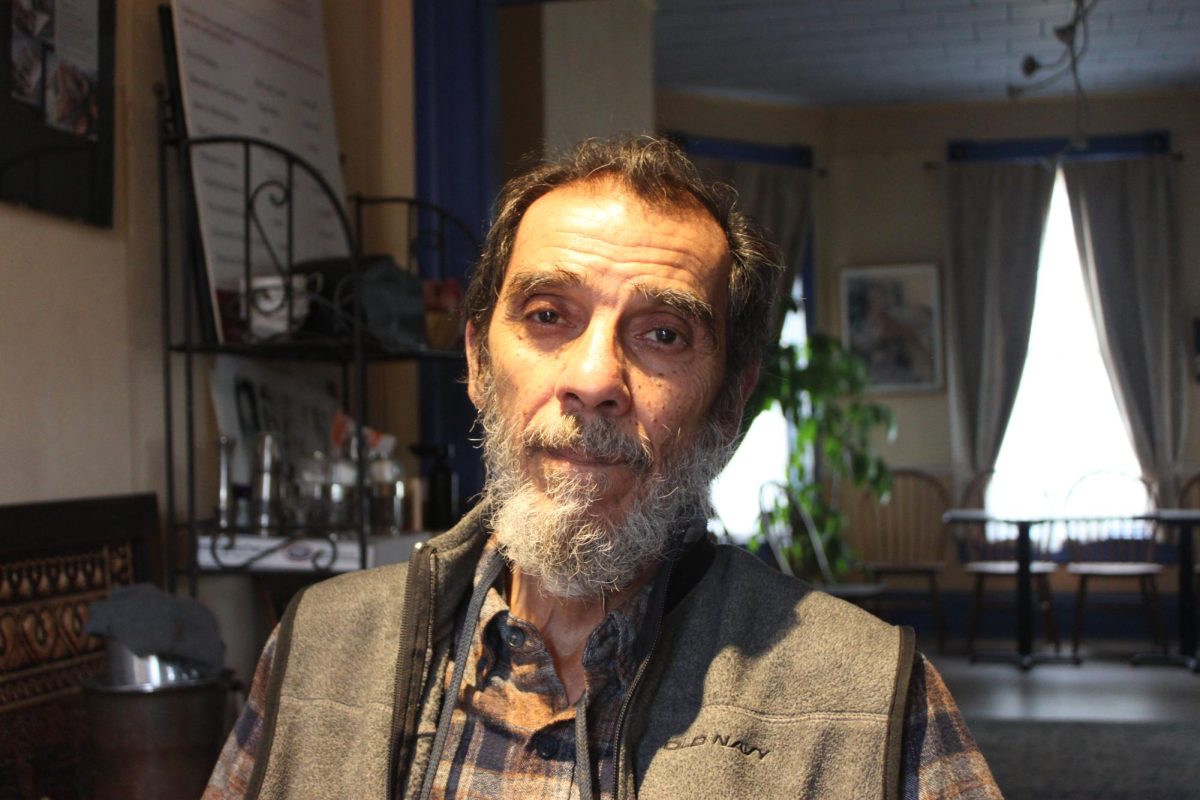 Kamal Hammouda urges the Grinnell community to recognize the value of immigrants, diversity of faith and shared meals in Nich L. Perez's new documentary, "Kamal's."