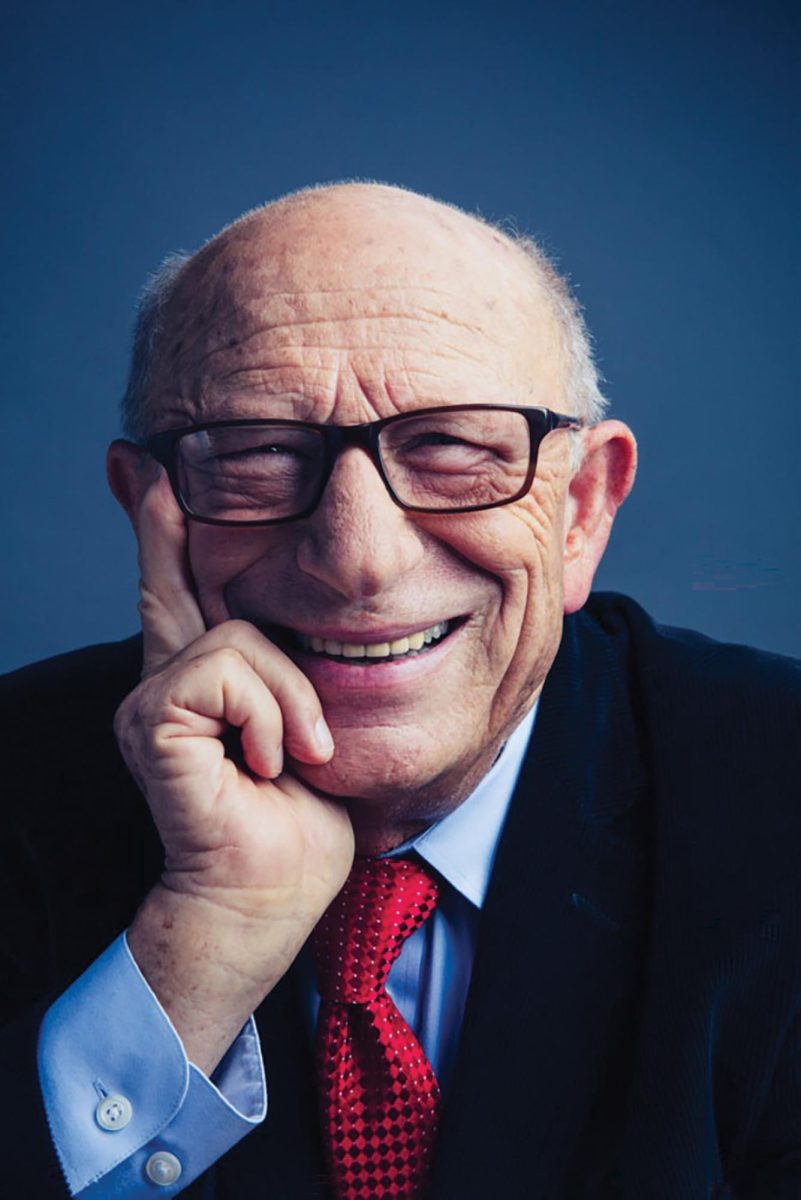 Grinnell alum Sam Harris `58 spoke out about his experience surviving the Holocaust. He helped to found the Illinois Holocaust Museum and Education Center.