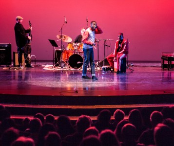 Hammerstep performs passionately in Roberts Theatre. Photo by Saw Min Maw.